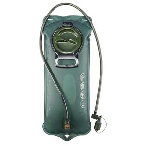 Military Green 2.5-Liter Hydration Bladder Hiking, Camping & Running Leak Proof